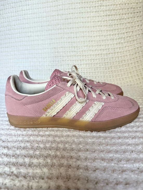 adidas Shoes - adidas Gazelle Indoor Wonder Mauve Pink Gum Shoes Size 8